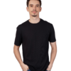 black t-shirt